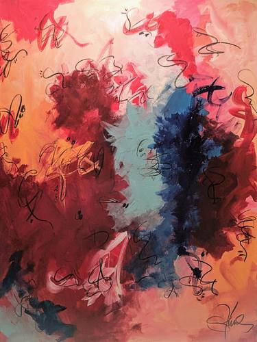 Original Abstract Expressionism Abstract Paintings by Shelli Finch