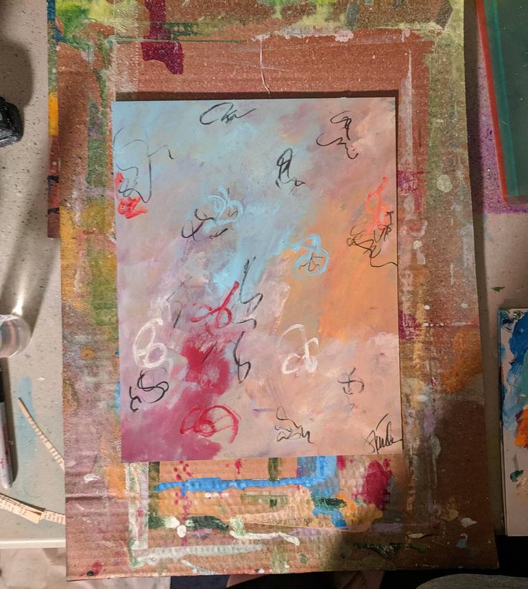 Original Abstract Expressionism Abstract Painting by Shelli Finch