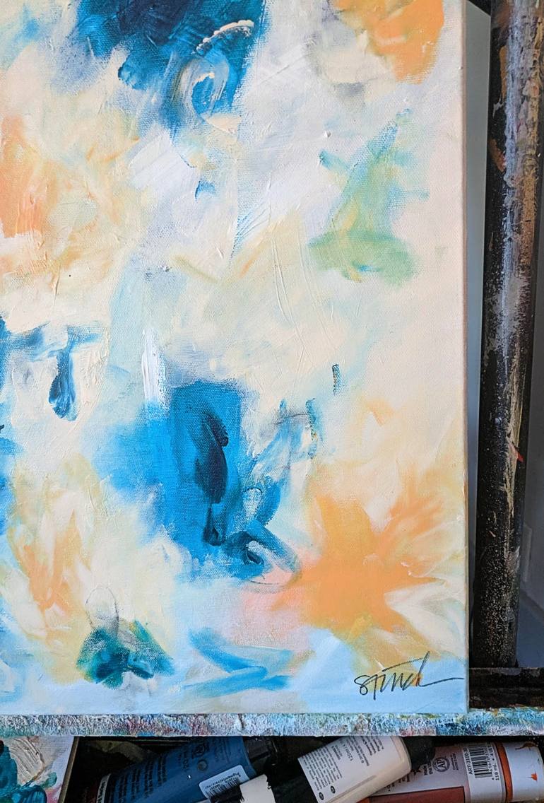 Original Abstract Expressionism Abstract Painting by Shelli Finch