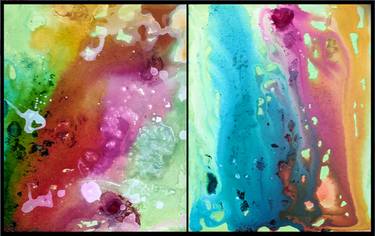 Original Abstract Expressionism Abstract Paintings by Shelli Finch