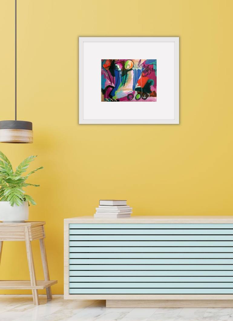 Original Abstract Expressionism Abstract Painting by Shelli Finch
