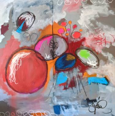 Original Abstract Expressionism Abstract Paintings by Shelli Finch