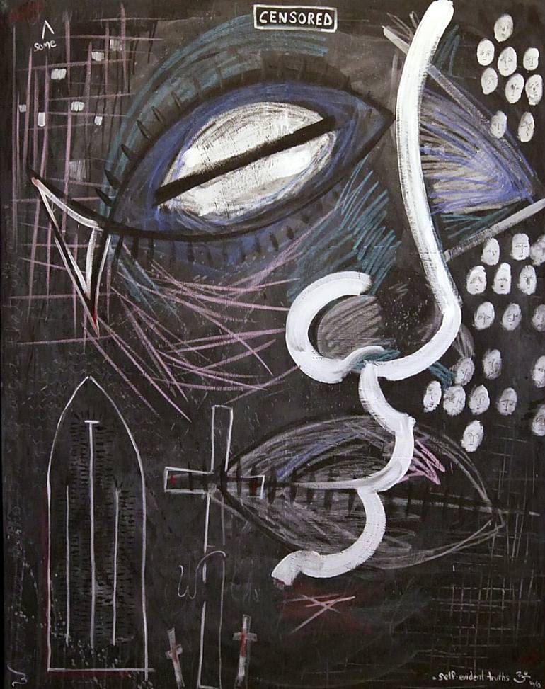 Print of Abstract Expressionism Abstract Paintings by Ronald Beets