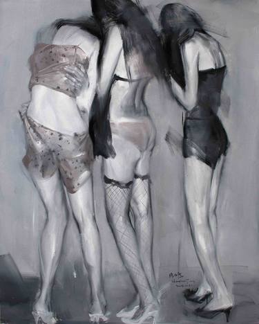 Original Realism People Paintings by Zhang Haiying