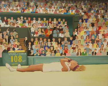 Original Surrealism Sport Paintings by Andy Joynes