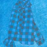 Blue Buffalo Plaid 2 by Lauren Denitzio