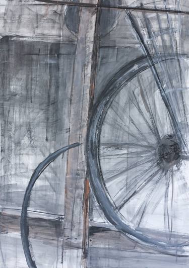 Original Bike Mixed Media by Jacek Czechowicz