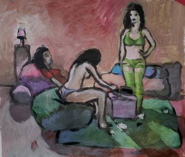 Original Contemporary Women Painting by Eric Le Hénand