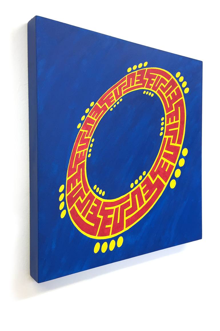 Original Abstract Calligraphy Painting by Joumana Medlej