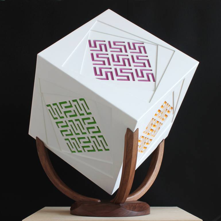 Original Conceptual Calligraphy Sculpture by Joumana Medlej