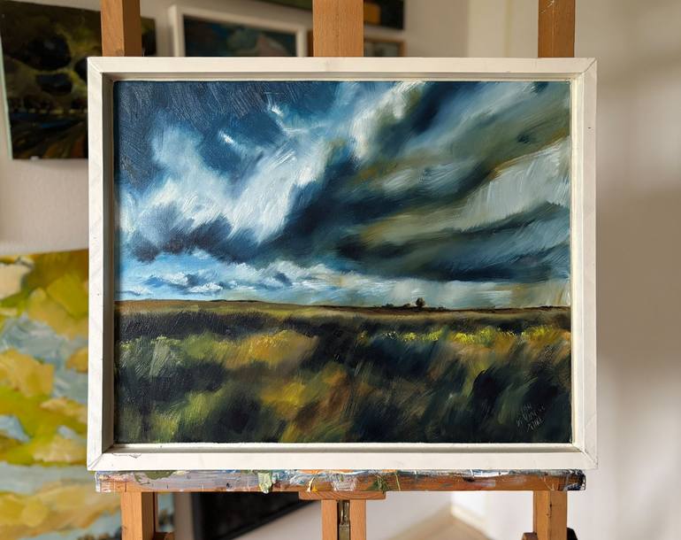 Original Impressionism Landscape Painting by Jan Veninga