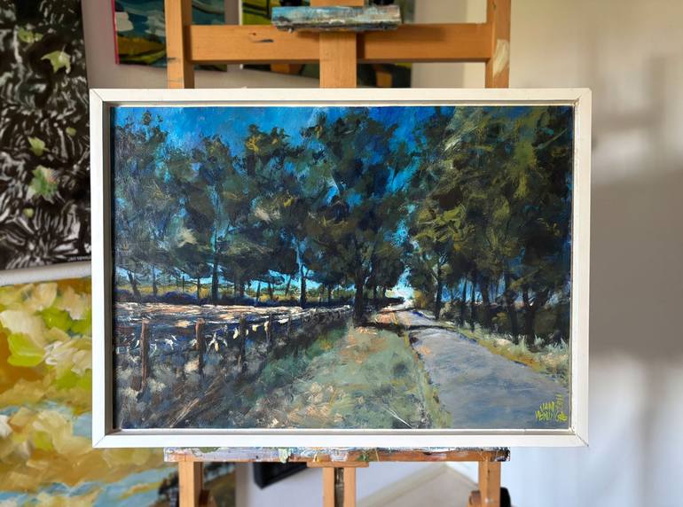 Original Impressionism Landscape Painting by Jan Veninga