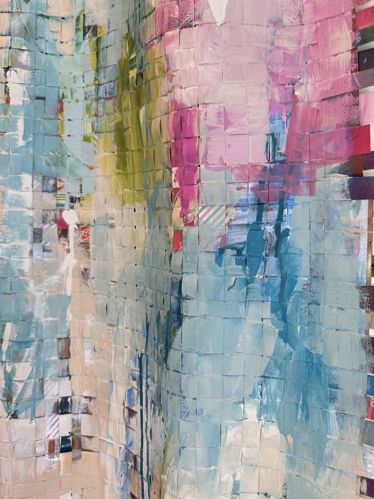 Original Woven Abstract Mixed Media by Shiri Phillips