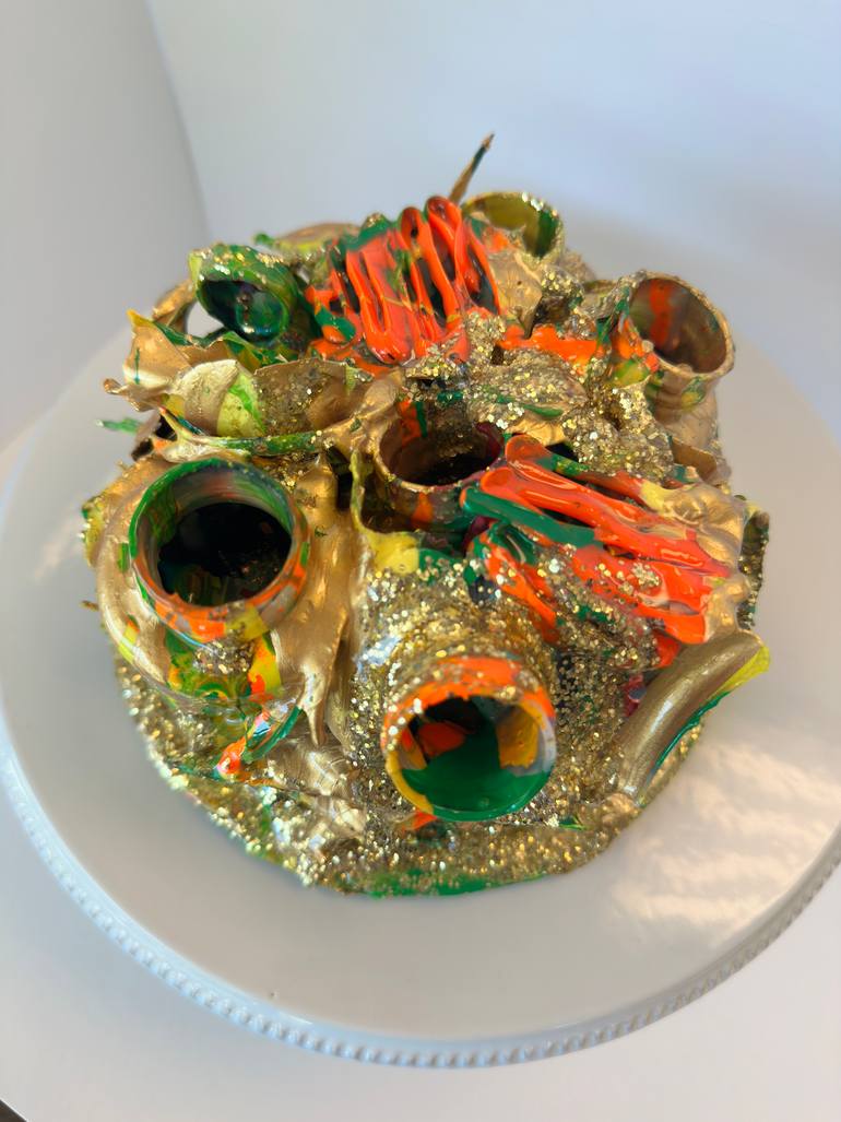 Original Abstract Food & Drink Sculpture by Shiri Phillips