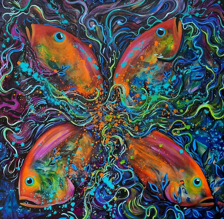 Original Contemporary Water Paintings by Felix Murillo