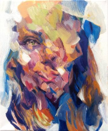 Print of Abstract Expressionism Portrait Paintings by Duc Van Pham