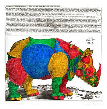 swg Rhino (color edition III) - Limited Edition of 2 thumb