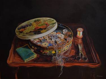 Original Fine Art Still Life Paintings by Emma Hesse