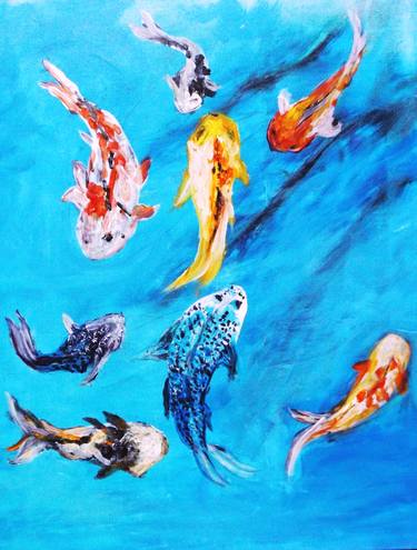 Print of Fine Art Fish Paintings by Donna Dixon