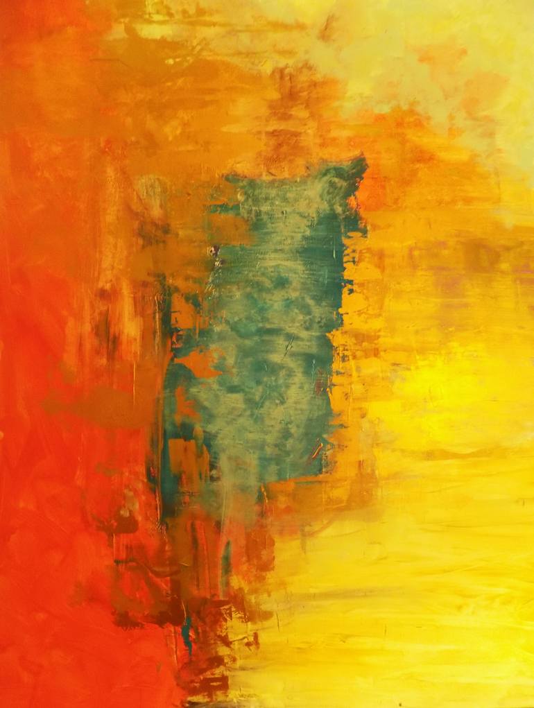 Original Abstract Expressionism Abstract Painting by Donna Dixon