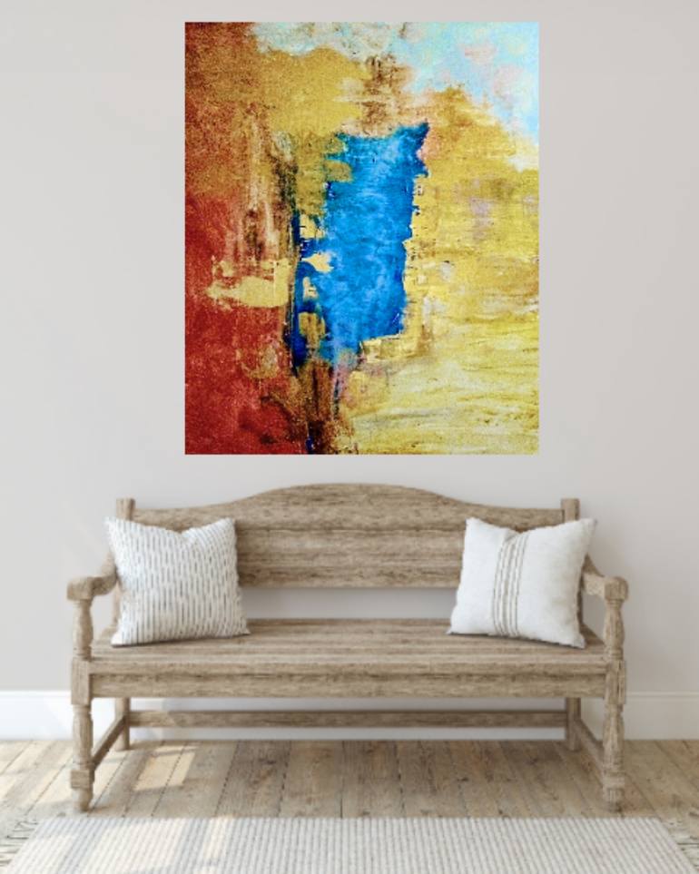 Original Abstract Expressionism Abstract Painting by Donna Dixon