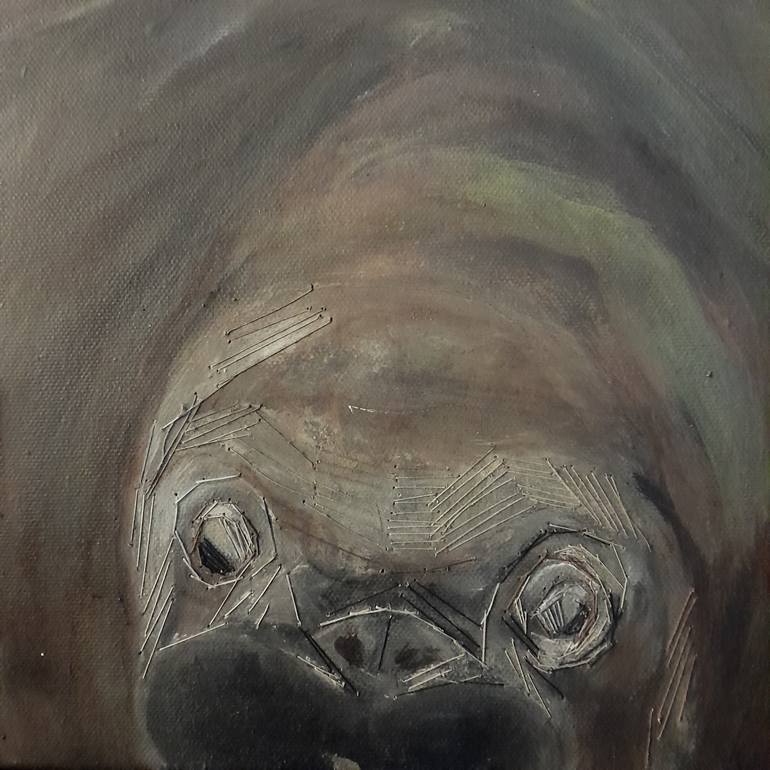 Original Figurative Animal Painting by Daniela Neumann
