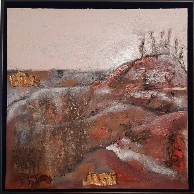 Original Abstract Expressionism Landscape Painting by Daniela Neumann