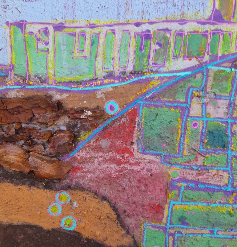 Original Abstract Expressionism Landscape Painting by Daniela Neumann