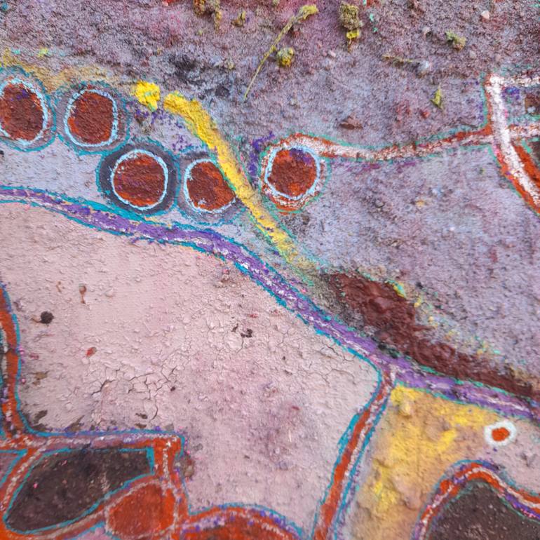 Original Abstract Expressionism Landscape Painting by Daniela Neumann