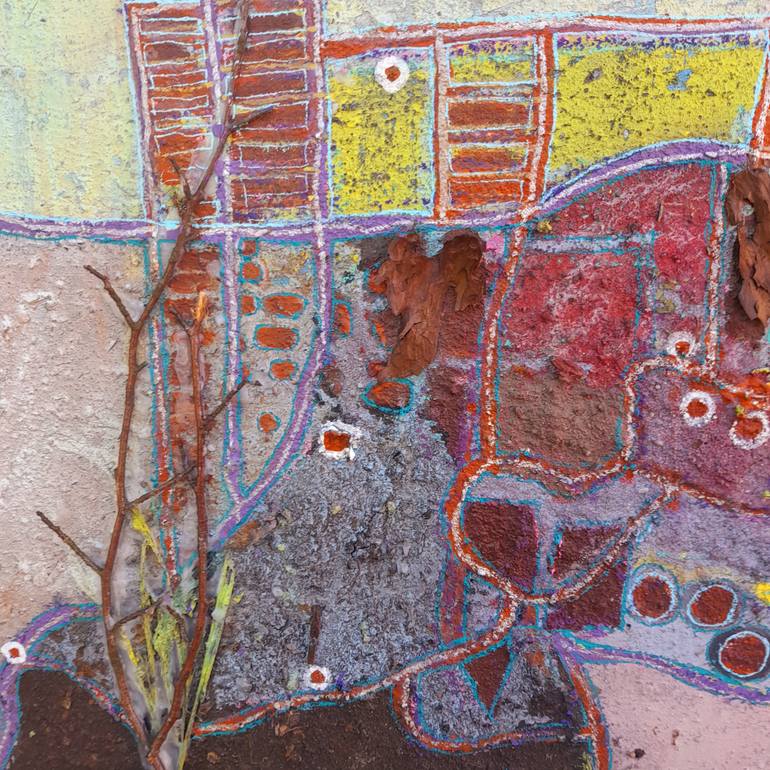 Original Abstract Expressionism Landscape Painting by Daniela Neumann