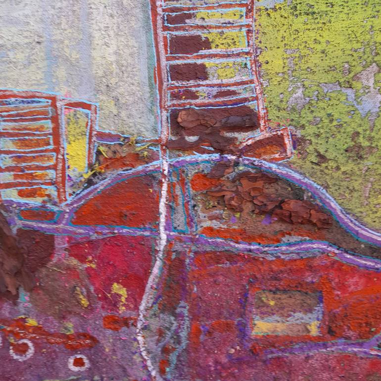 Original Abstract Expressionism Landscape Painting by Daniela Neumann