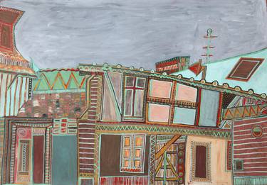 Original Expressionism Architecture Paintings by Daniela Neumann