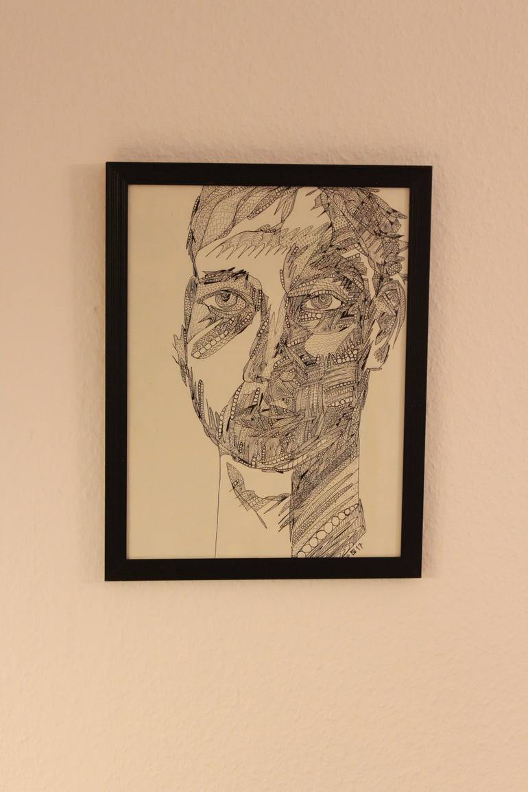 Original Figurative People Drawing by Daniela Neumann