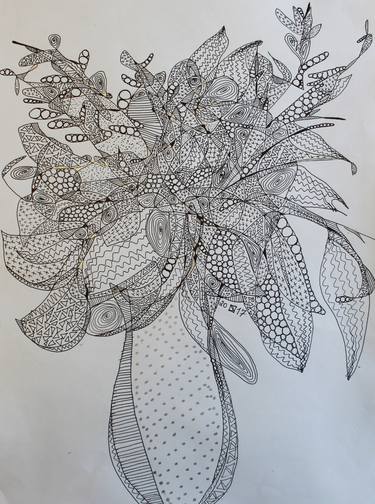 Original Illustration Floral Drawings by Daniela Neumann