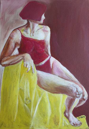 Original Figurative People Paintings by Daniela Neumann