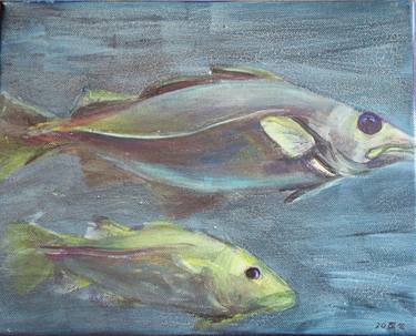 Original Figurative Fish Paintings by Daniela Neumann