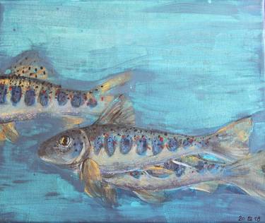 Print of Fish Paintings by Daniela Neumann