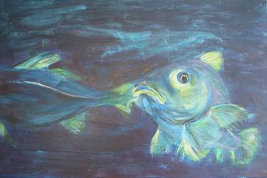 Original Figurative Fish Paintings by Daniela Neumann