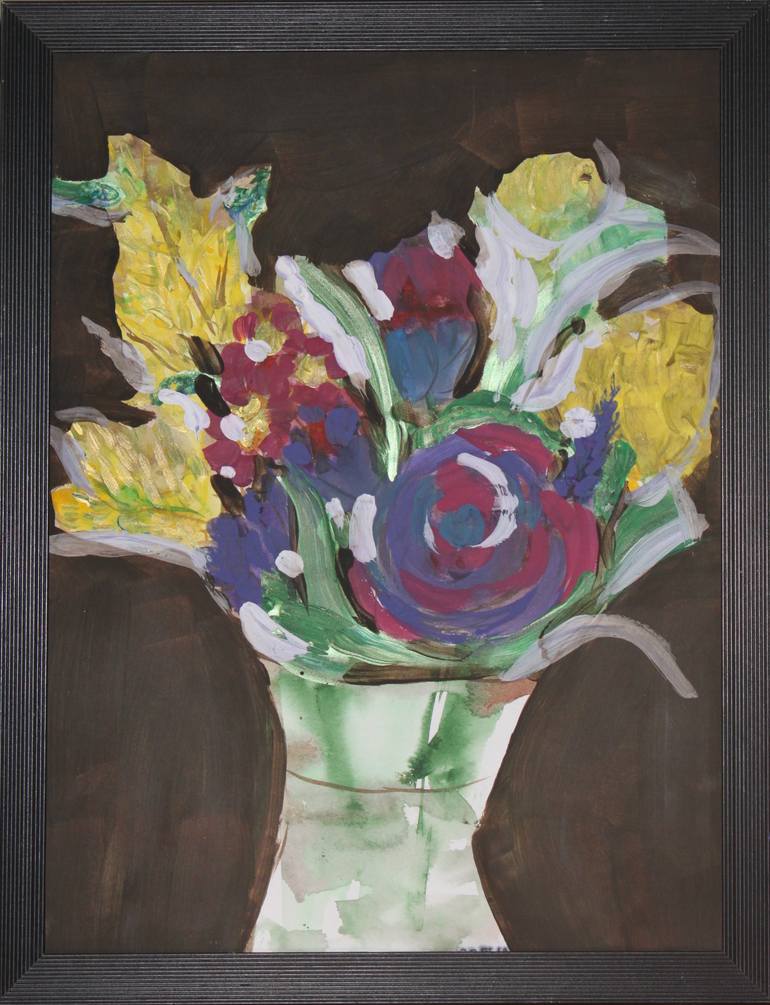 Original Figurative Floral Painting by Daniela Neumann