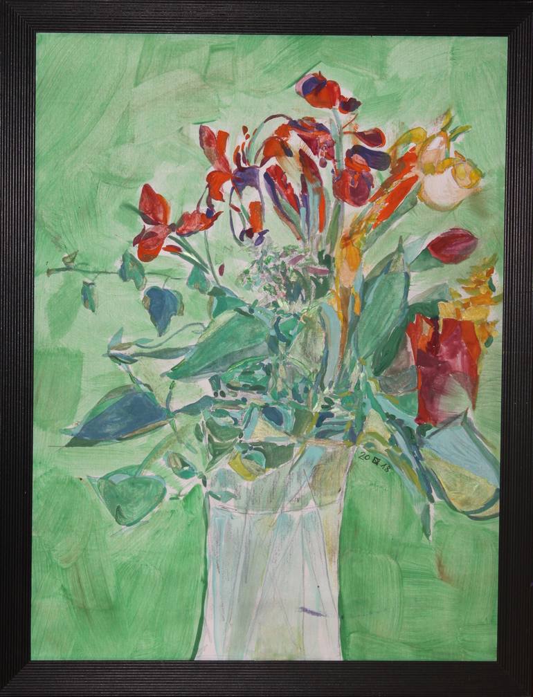 Original Floral Painting by Daniela Neumann