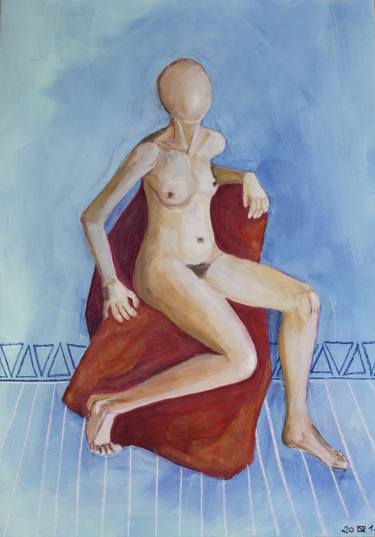 Original Figurative Nude Paintings by Daniela Neumann