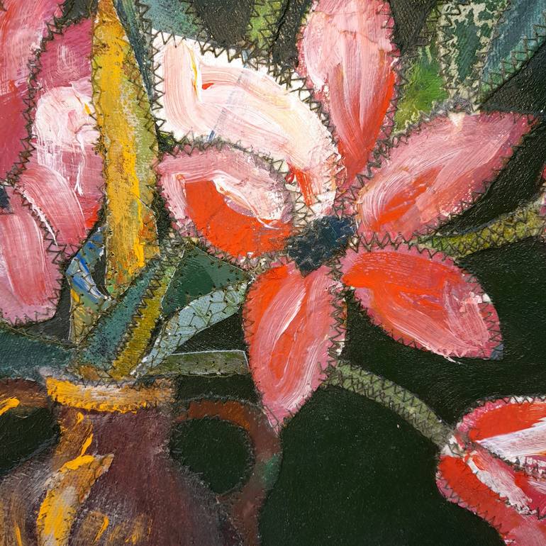 Original Modern Floral Painting by Daniela Neumann