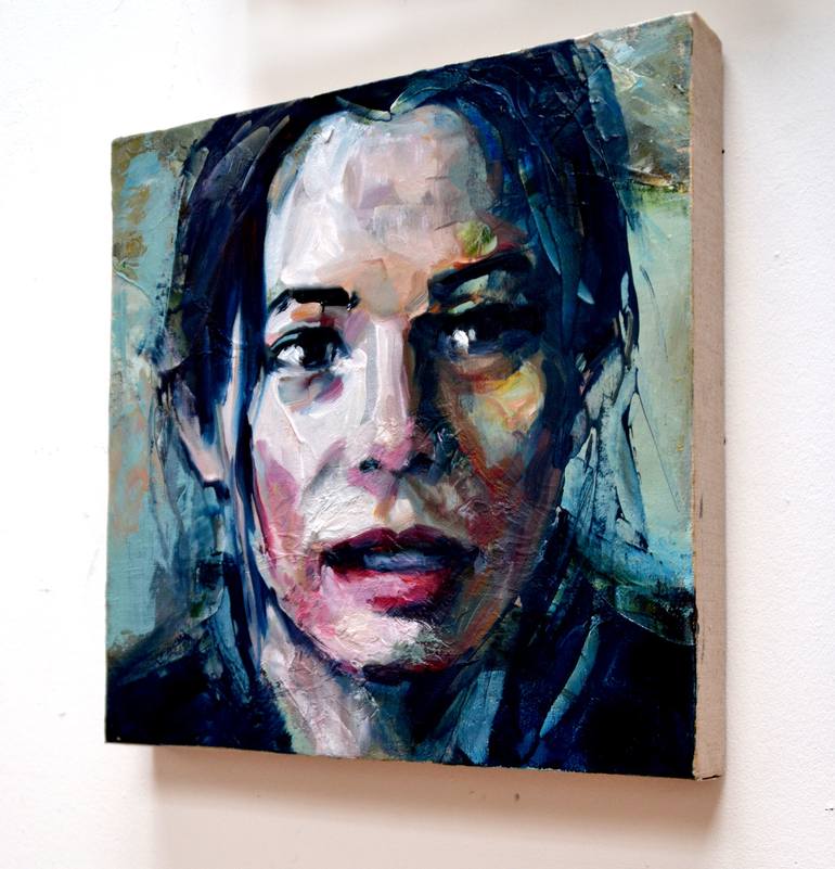 Original Expressionism Portrait Painting by Sal Jones