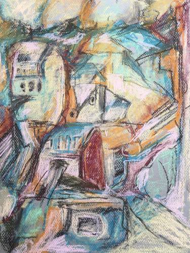 Original Expressionism Landscape Drawings by Ivan Grieve