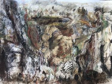 Original Abstract Expressionism Landscape Drawings by Ivan Grieve