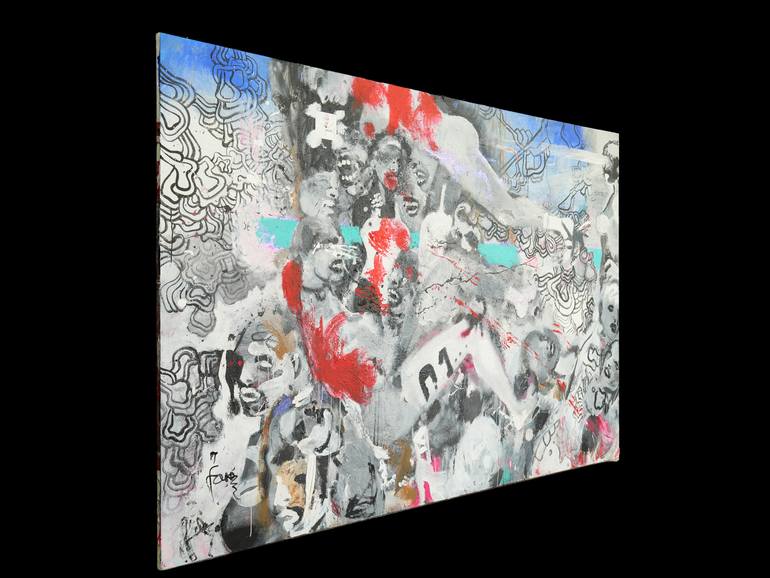 Original Contemporary People Painting by Bogdan Lascar