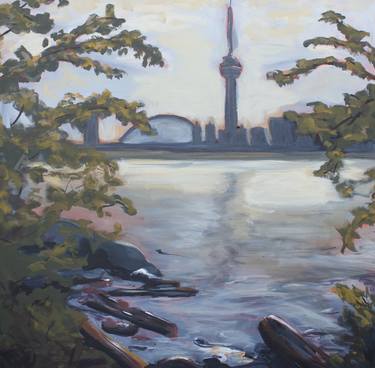 Saatchi Art Artist Sally Heit; Paintings, “Toronto Island Shore” #art