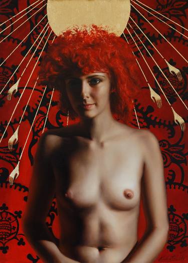 Print of Nude Paintings by Kalvis Zālītis