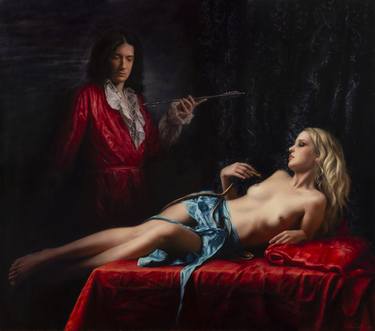 Original Nude Painting by Kalvis Zālītis
