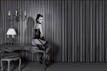 Saatchi Art Artist Guido Argentini; Photography, “PETRA IN A LEATHER CORSET - Limited Edition 4 of 7” #art